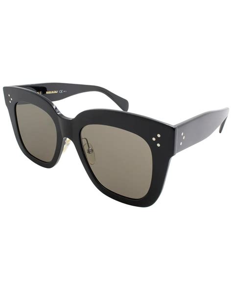 celine 41444 s black|CELINE Acetate Kim Sunglasses CL 41444/S Black.